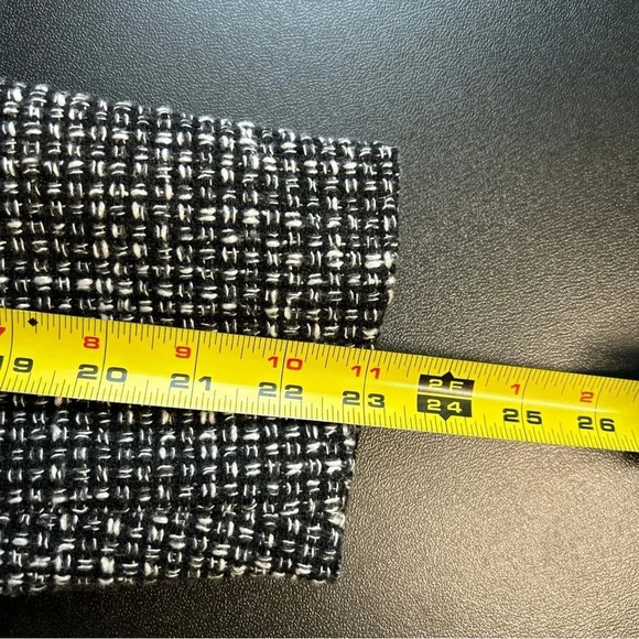 Requirements Womens Jacket Sz 14 Wool Blend Blazer Pocket Textured Zip Vtg 90's - Picture 9 of 14